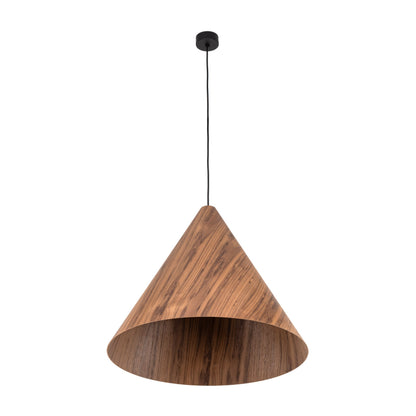 SOLIS Large Scandinavian Wood Pendant Light – Statement Cone Design (Limited Edition) - AURABAGS SHOP