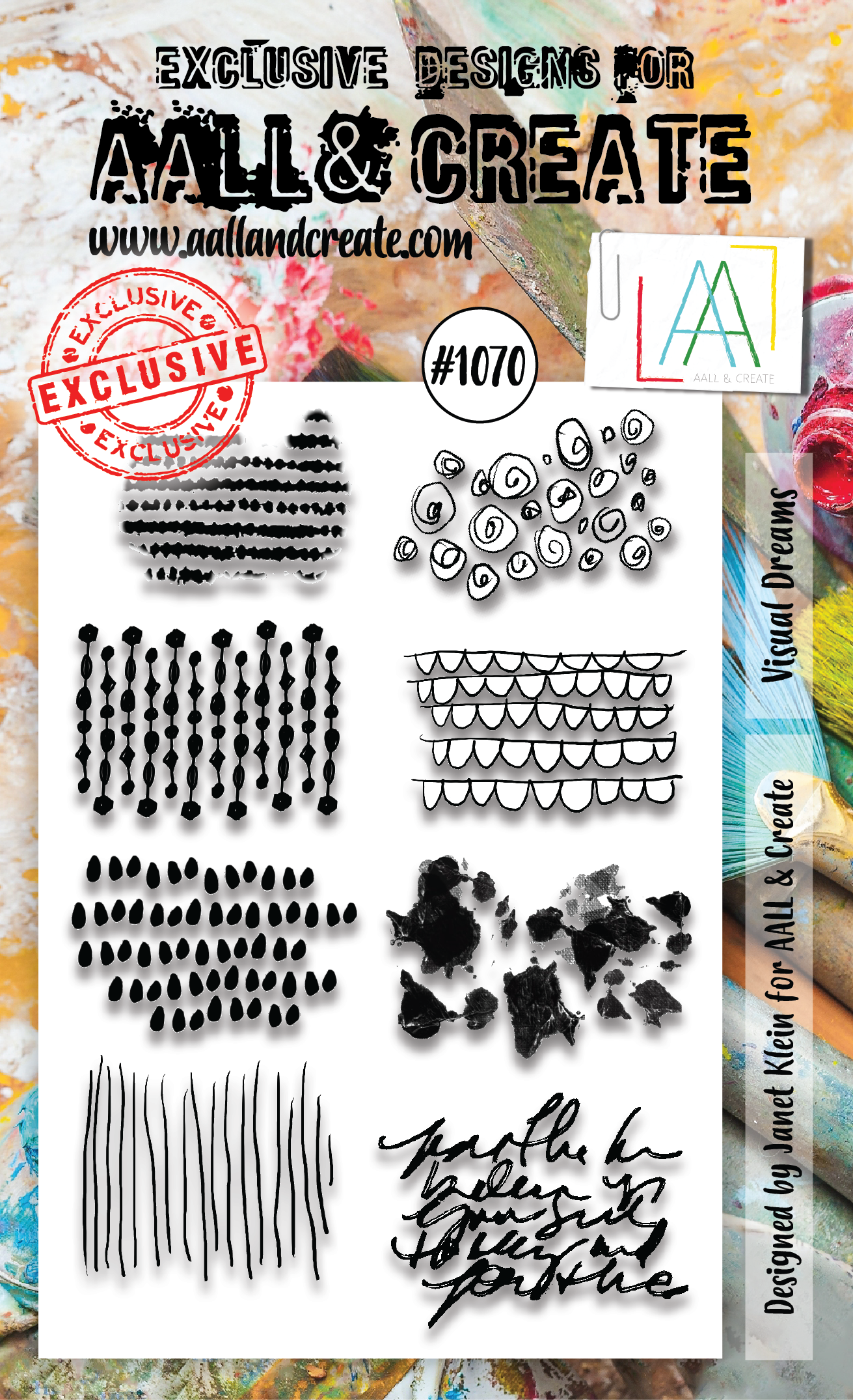 AALL and Create  A6 Stamp Set - 1070 - Visual Dreams