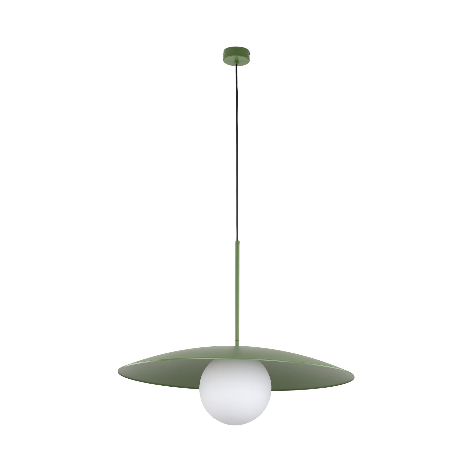 SLATE Mid-Century Modern Wide Dome Pendant Light for Kitchen Island & Dining Table - AURABAGS SHOP