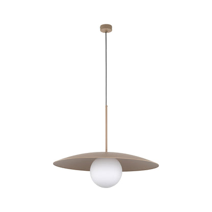 SLATE Mid-Century Modern Wide Dome Pendant Light for Kitchen Island & Dining Table - AURABAGS SHOP