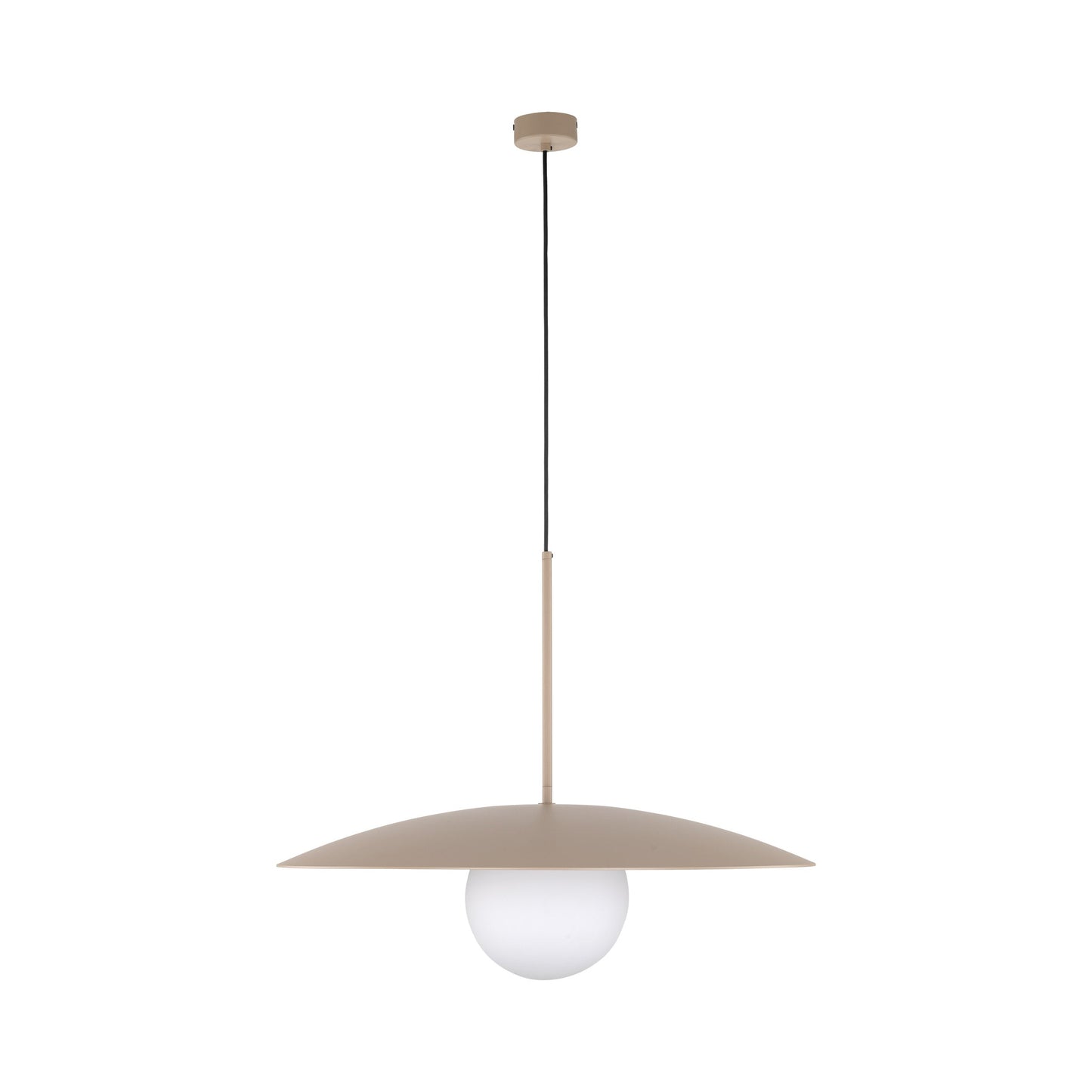 SLATE Mid-Century Modern Wide Dome Pendant Light for Kitchen Island & Dining Table - AURABAGS SHOP
