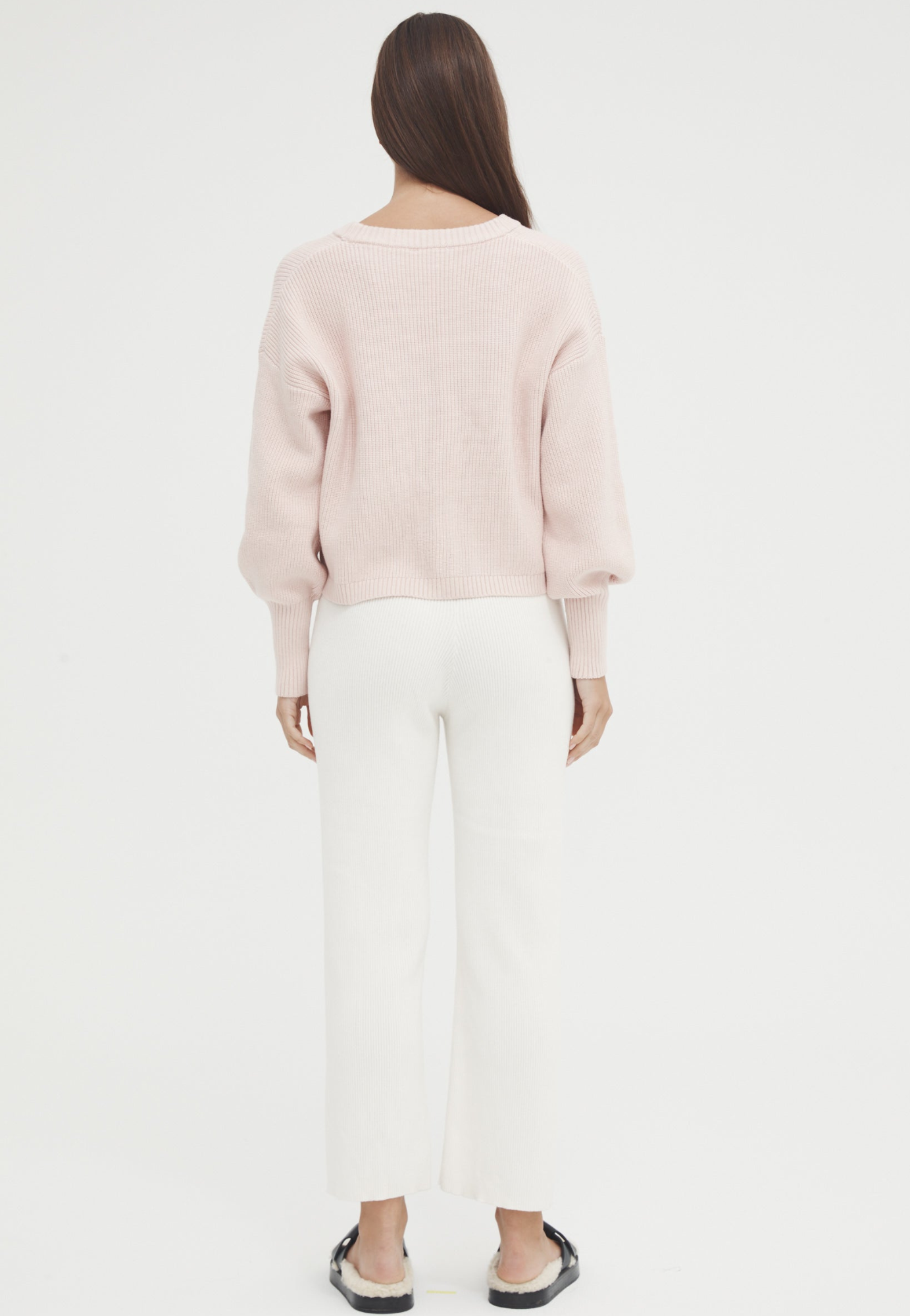 COASTLINE CROP CARDI by Legoe Heritage