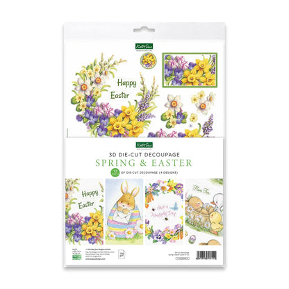Die Cut Decoupage – Spring and Easter (Pack Of 12)