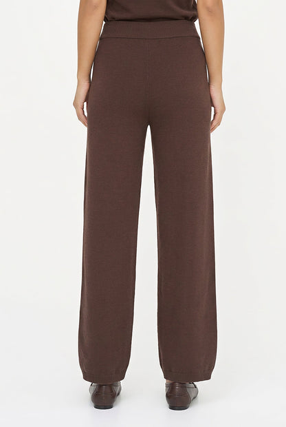 Women's Knit Pull-On Straight-Leg Pants