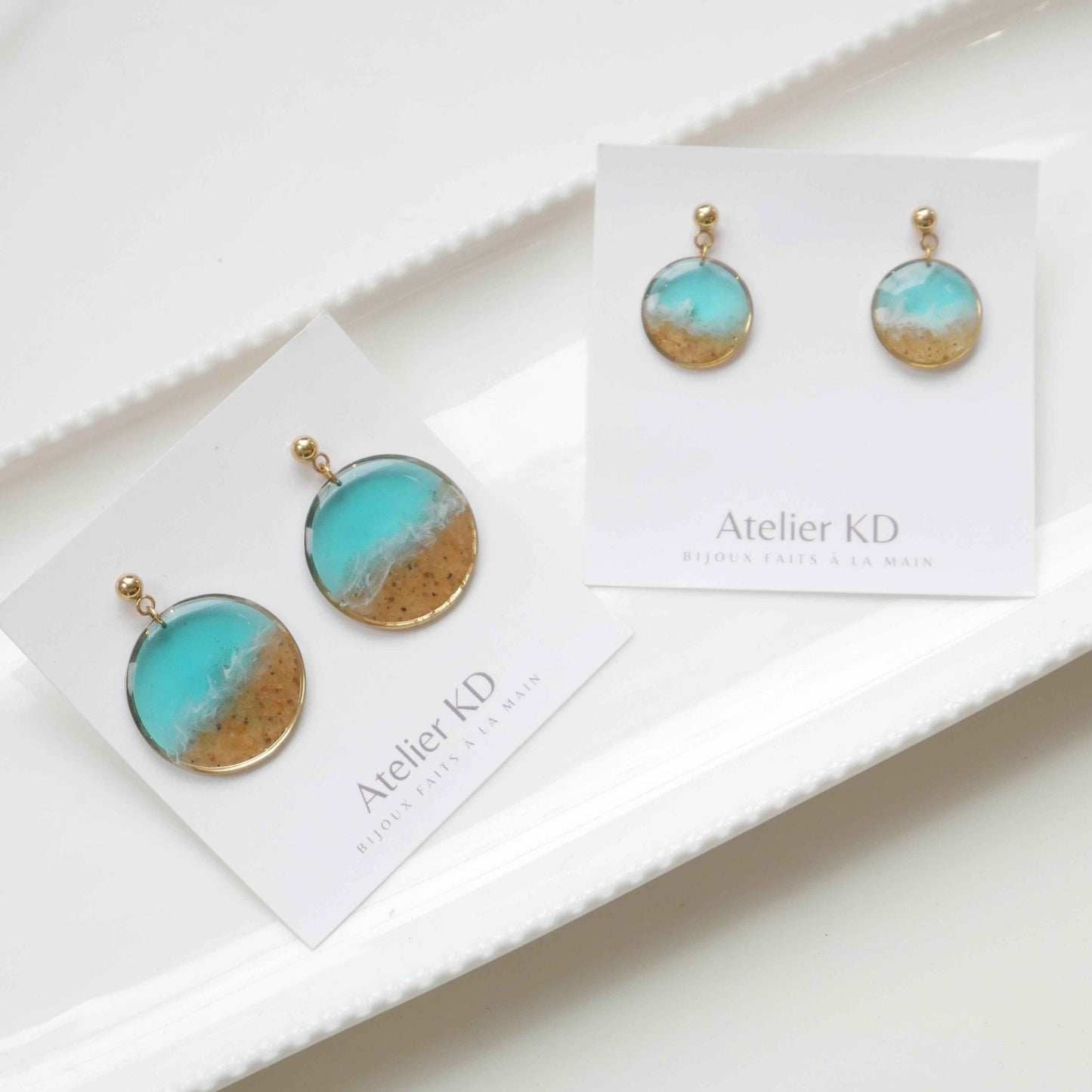 Boucles d'oreilles Tulum - rond