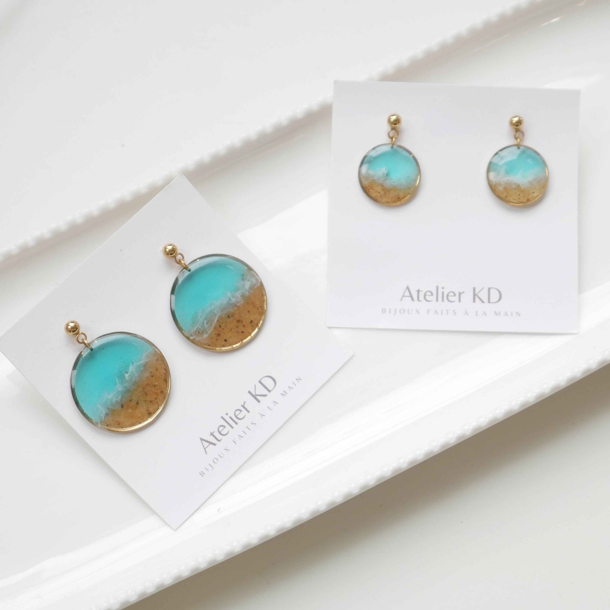 Boucles d'oreilles Tulum - rond