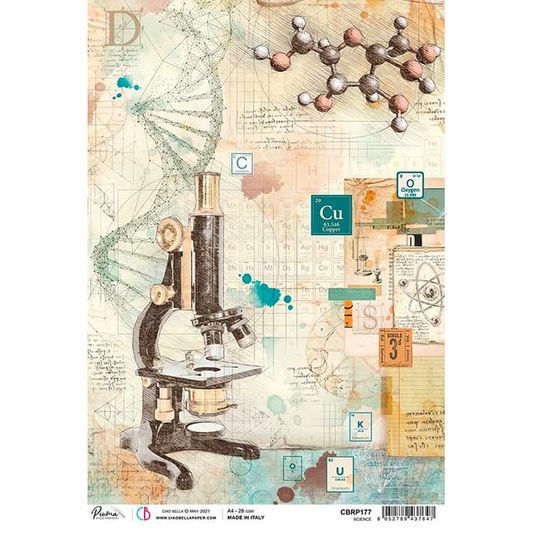 Ciao Bella Rice Paper A4 Science