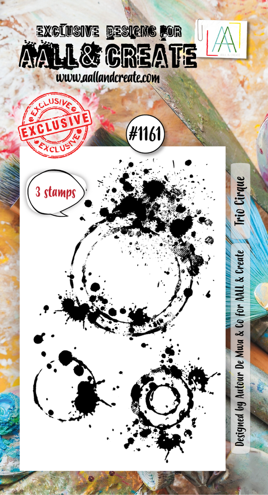 AALL and Create - A8 Stamp Set - Trio Cirque