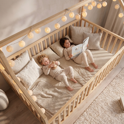KAI HOUSE BED WITH HIGH RAILINGS