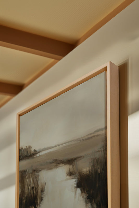 MISTY HORIZON, Oeuvre sur toile étirée
