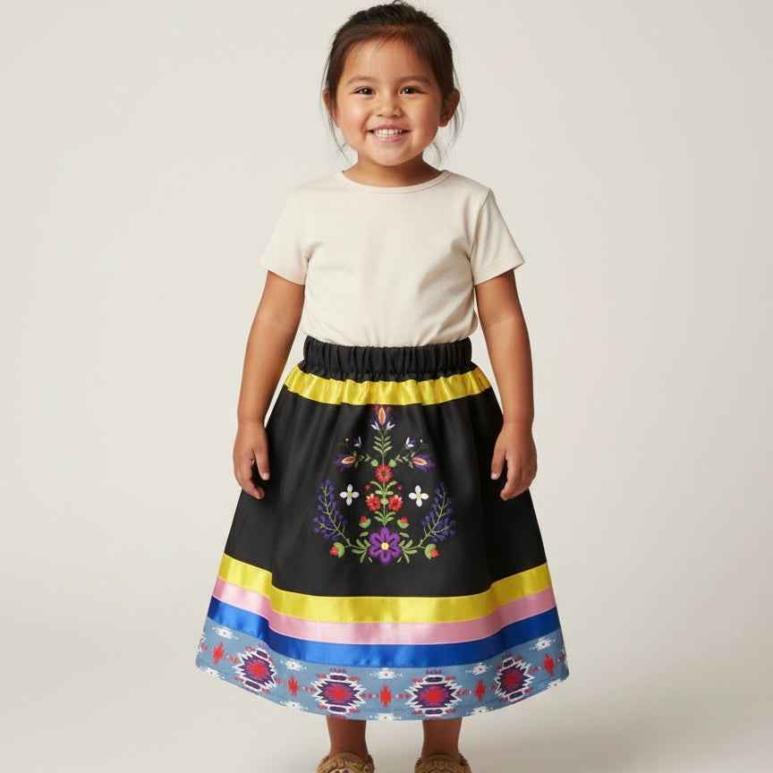 OLDTRIBES™ infants  Flower Ribbon Skirt