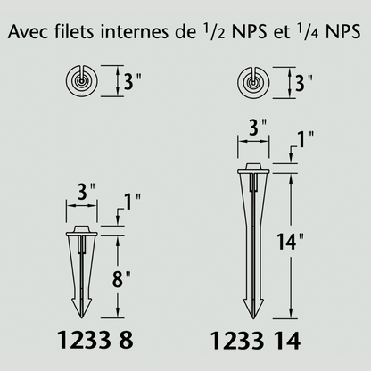 Piquet de montage  - 1233