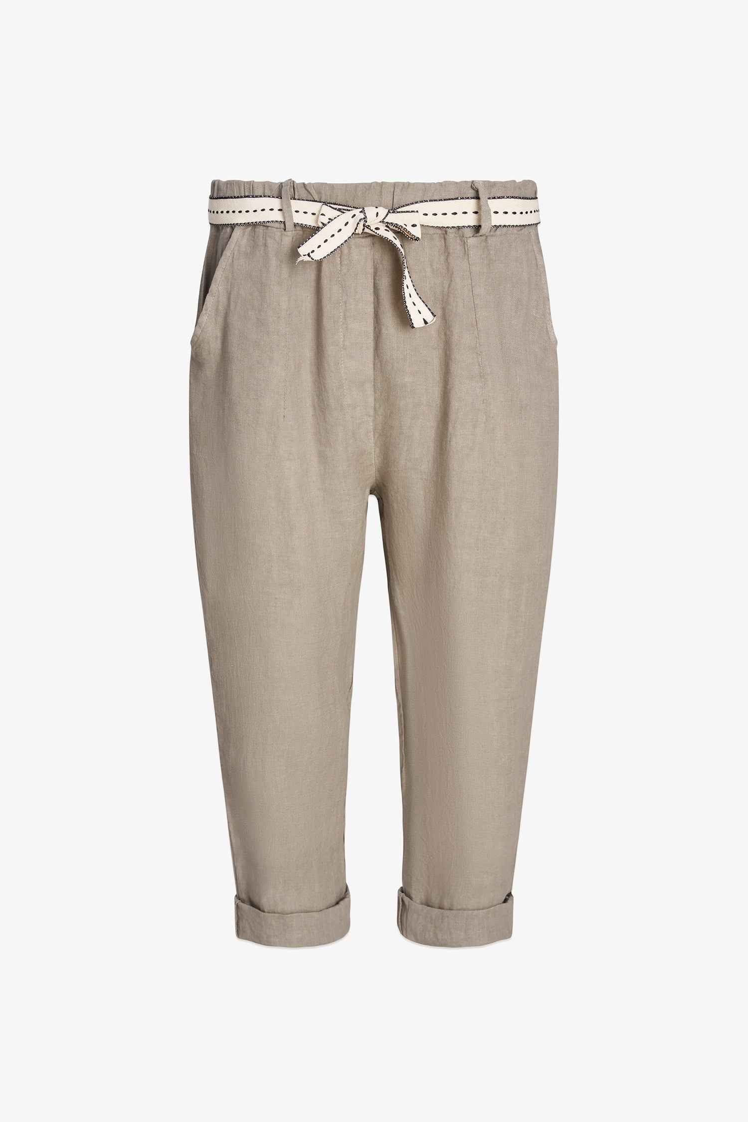 Women's Woven Capri Trousers