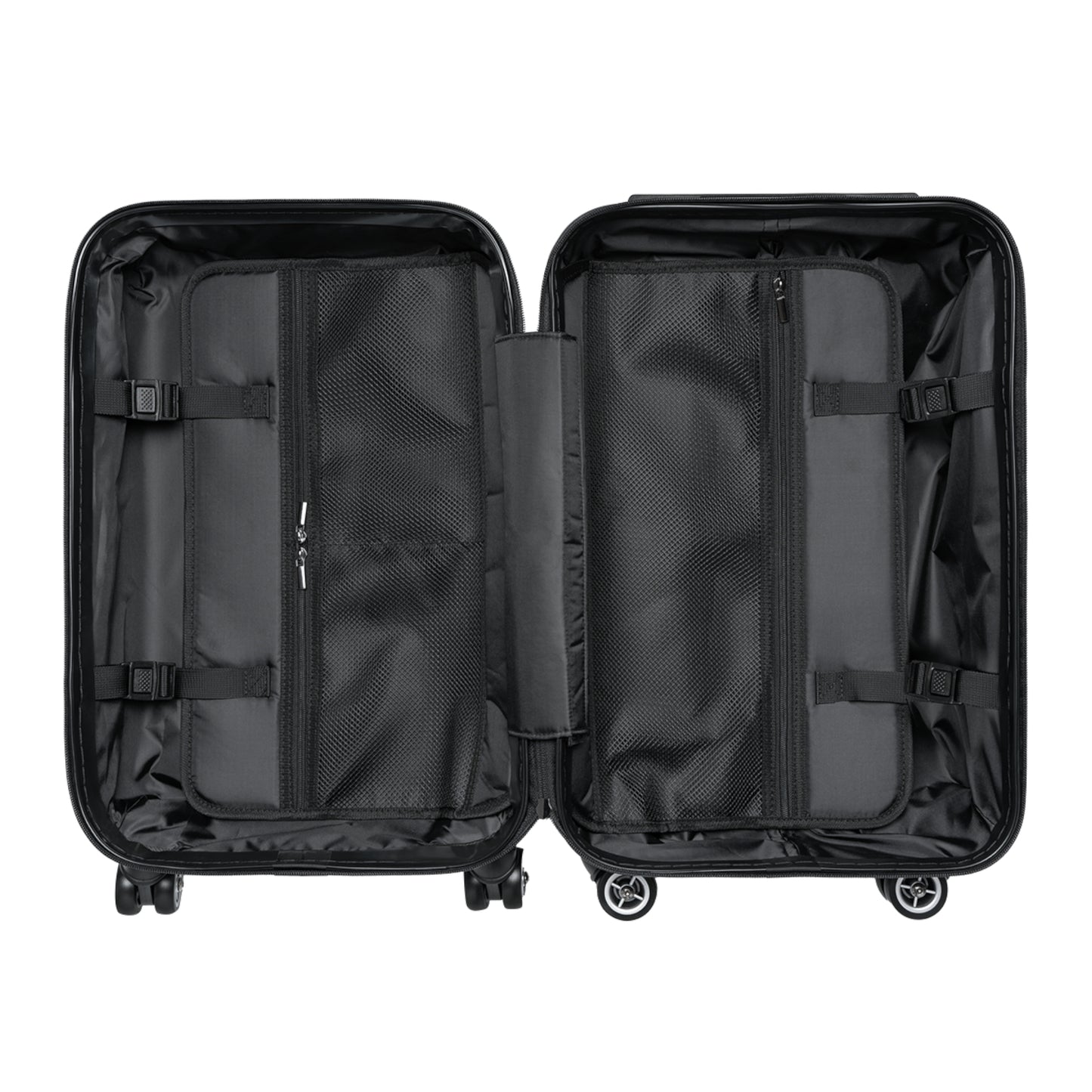 Neon Halo Carry-On Suitcase – Gradient Circle Luggage Cover