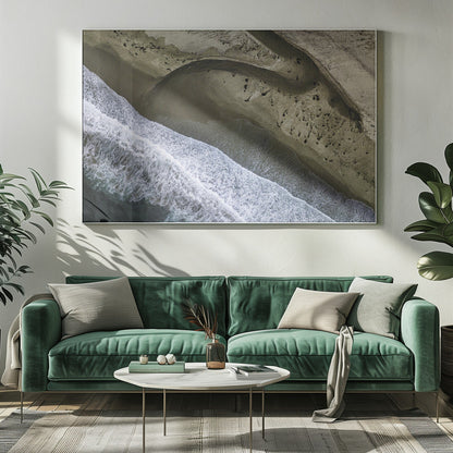 Wall art Big Sur Aerial
