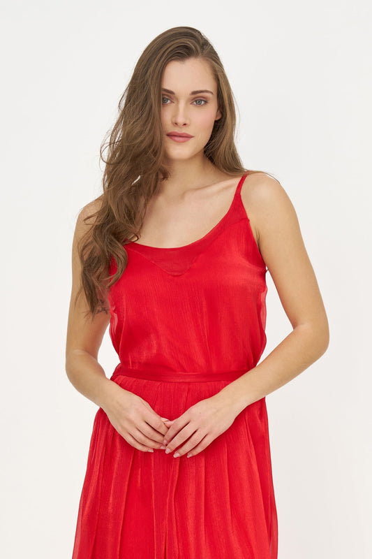 Women's Woven Camisole with Adjustable Straps