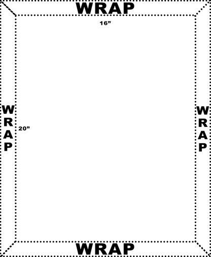 Custom Portrait Photo Canvas
