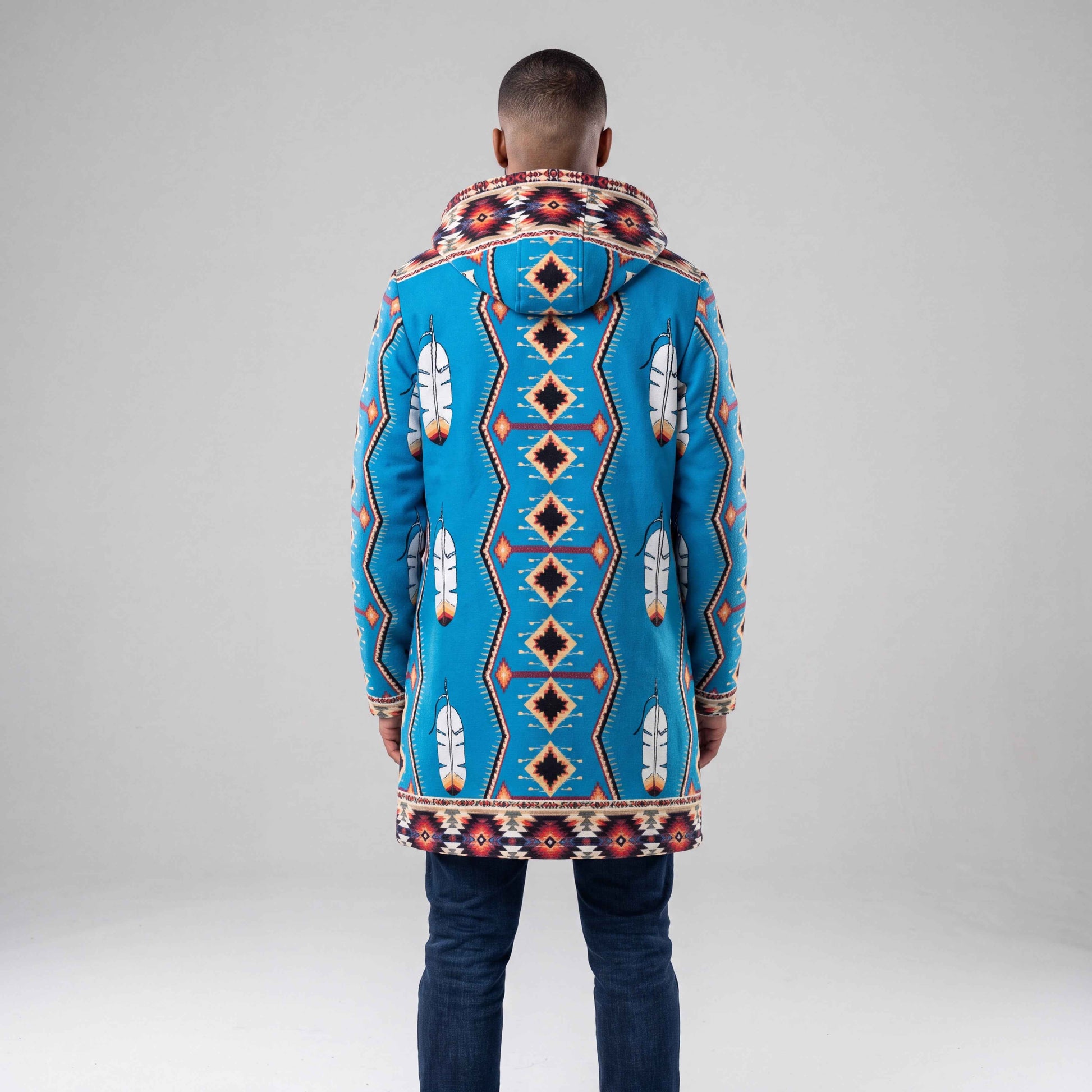 OLDTRIBES™ Sky Blue Long Coat