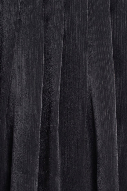 Women's Woven Pull-On A-Line Skirt with Front Pleat Details