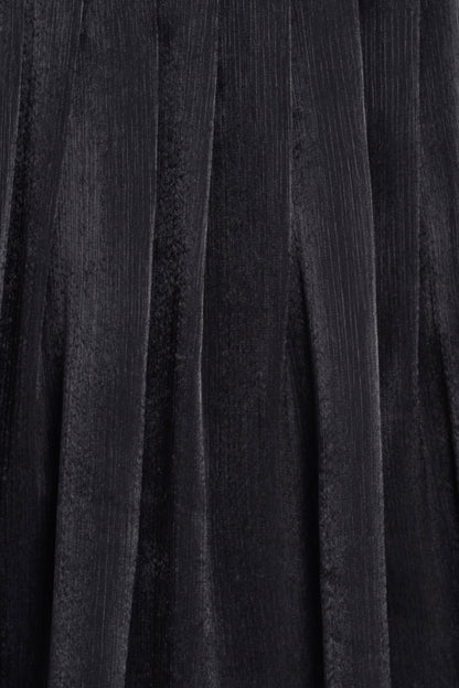 Women's Woven Pull-On A-Line Skirt with Front Pleat Details