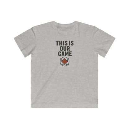 This Is Our Game Youth T-Shirt – Canadian Maple Leaf Tee