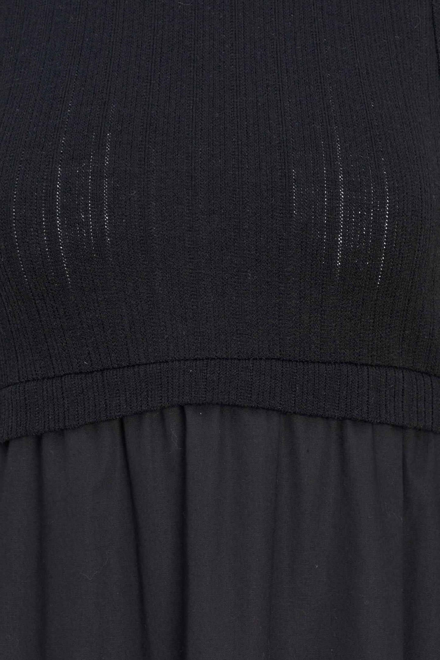 Women's Knit/Woven Combo Dress