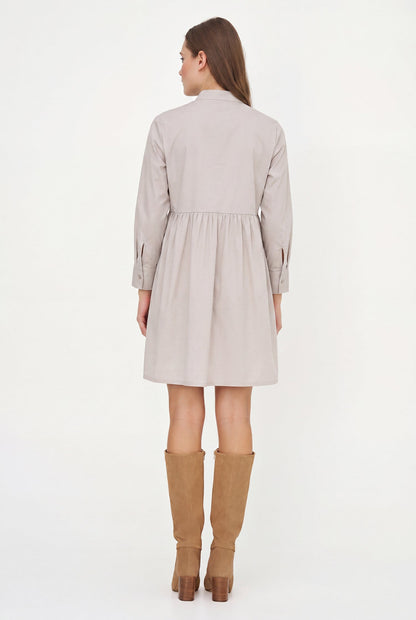 Women's Woven Long-Sleeve Dress