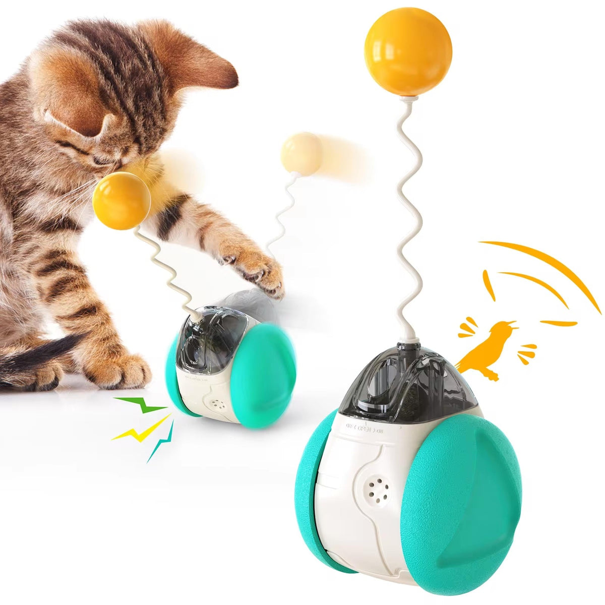 Pet Interactive Wobble Squeaky Toy