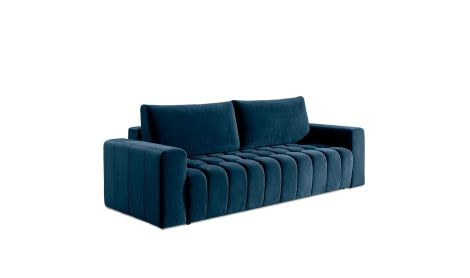 Lazaro Condo Style 3 Seater Storage Sleeper Sofa - Multiple Colors Available