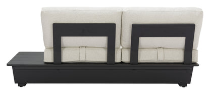 Arbor 2 Seater Modern Outdoor Sofa - Black