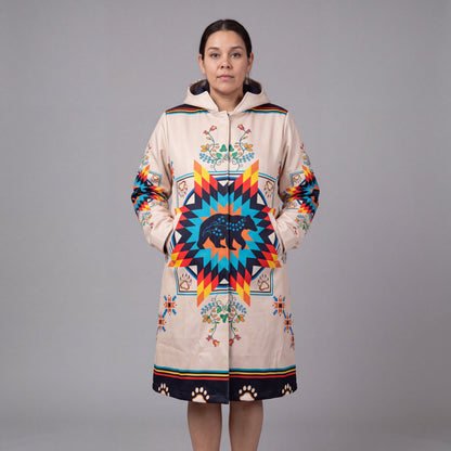 OLDTRIBES Courage bear  Long Coat (white)