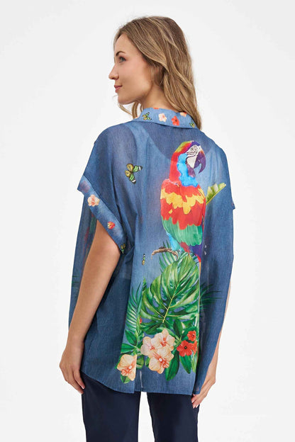 Women's Woven Tunic Top
