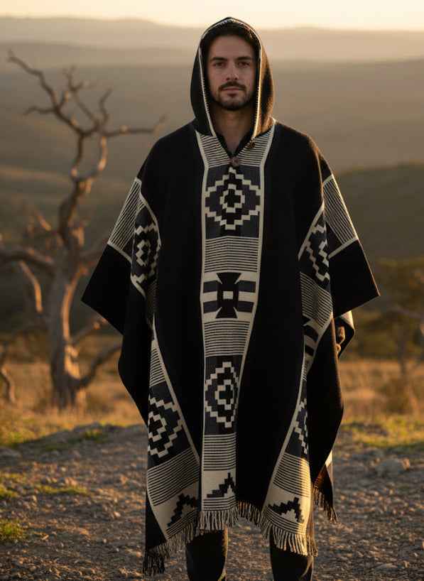 Symmetry HandMade Wool Poncho