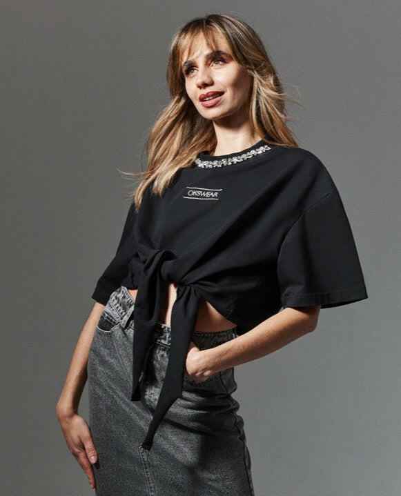 Short Sleeve Tie T-shirt