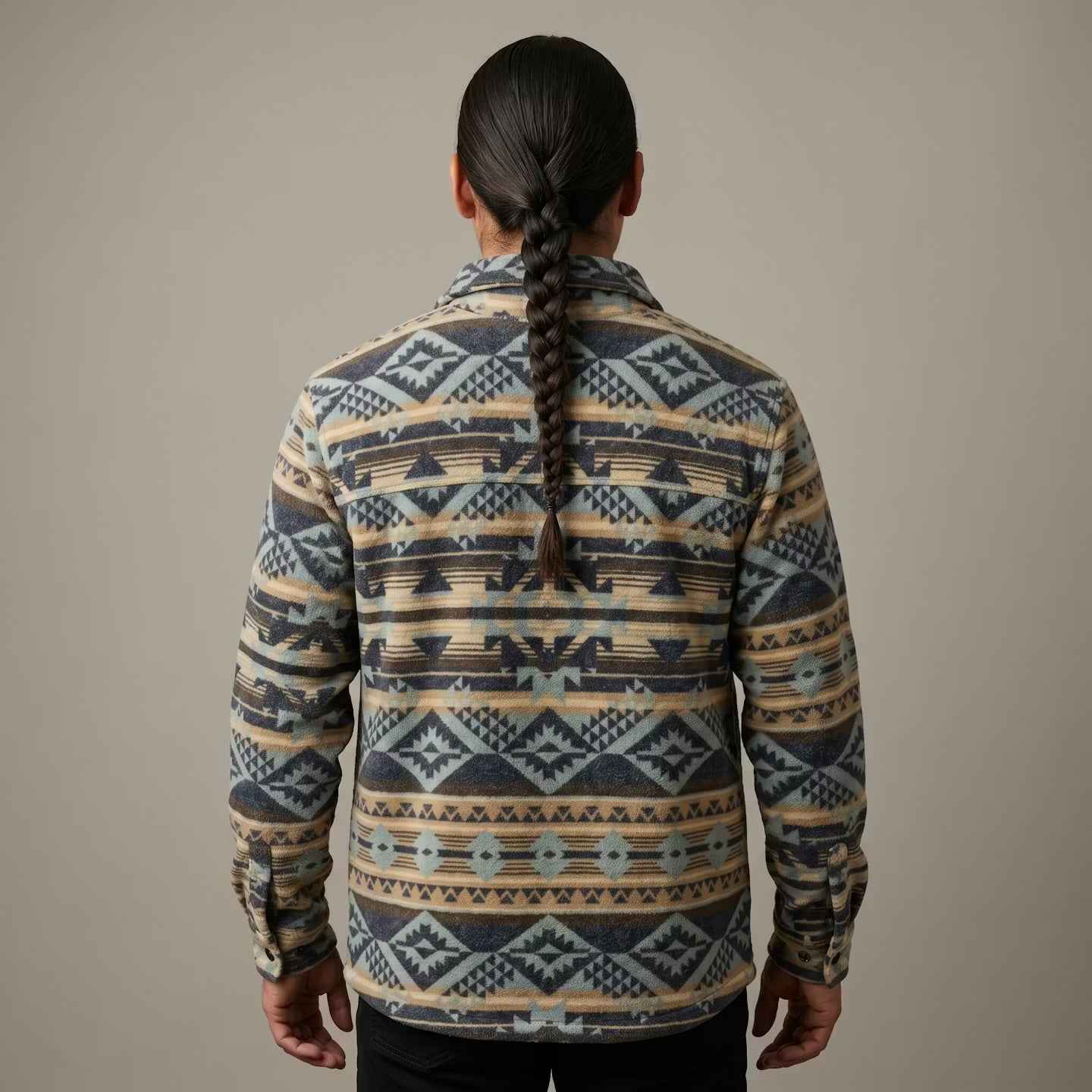Blue and Cream  Grand Canyon Jacket (Unisex)