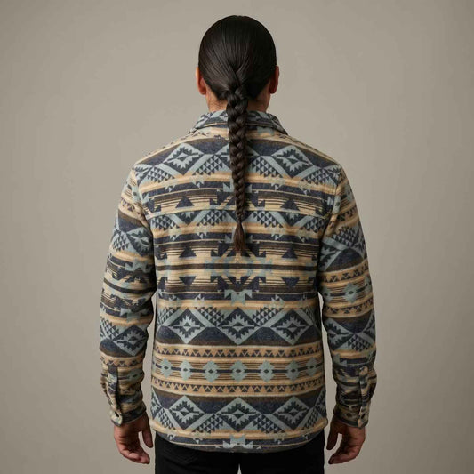 Blue and Cream  Grand Canyon Jacket (Unisex)