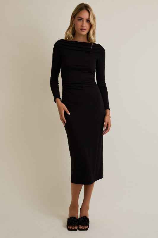 Amara Off-Shoulder Maxi Dress