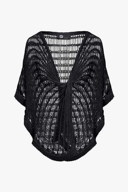 Women's Knit Poncho Top