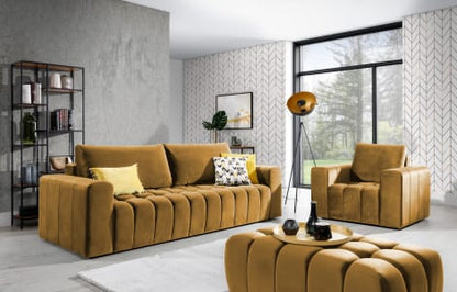 Lazaro Condo Style 3 Seater Storage Sleeper Sofa - Multiple Colors Available