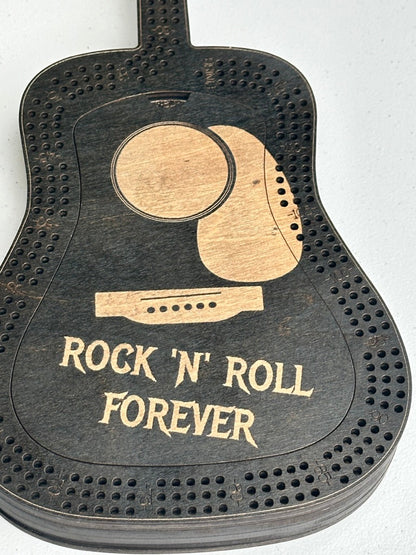 Guitar Shaped Cribbage Board