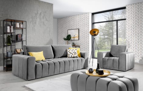 Lazaro Condo Style 3 Seater Storage Sleeper Sofa - Multiple Colors Available
