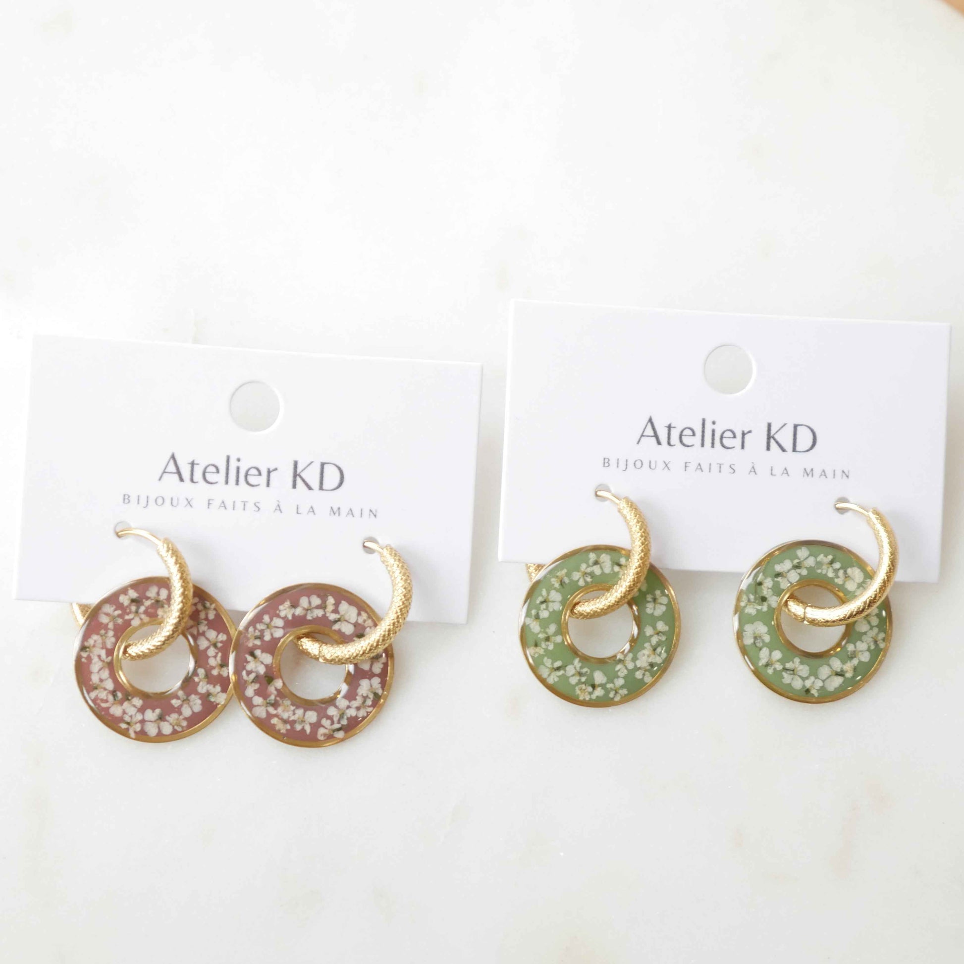 Boucles d'oreilles Dona (moyen 20mm) - Édition spéciale automne 2025