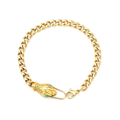 Emerald Serpent Bracelet