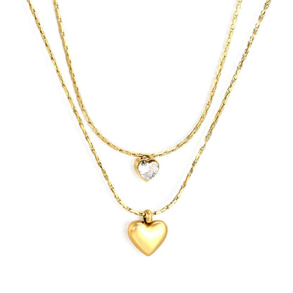 Heartfelt Layered Chain Necklace