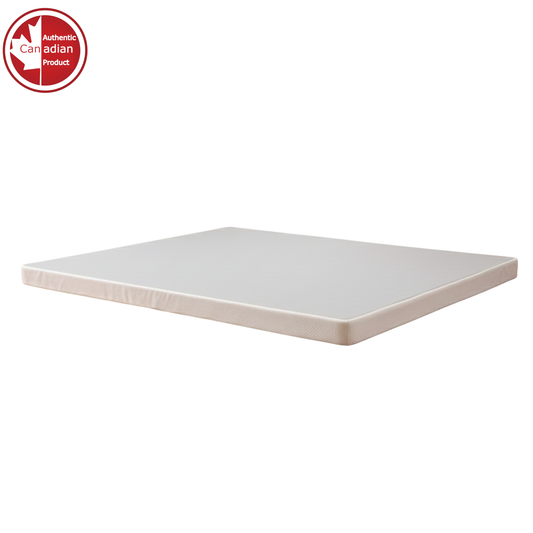 UltraFlex® Premium Solid Wood Box Spring Mattress Foundation 2" Low Profile - Twin, Double, Queen, King | Premium Heavy Duty Mattress Base, No Assembly Required, Compatible with All Mattress Types- Made in Canada
