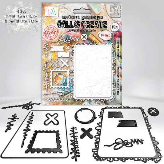 AALL and Create #34 - Die-Cutting Die Set - SkyCrossed Paradise