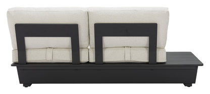 Arbor 2 Seater Modern Outdoor Sofa - Black