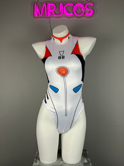 Crotchless Anime Style Cosplay Bodysuit Lingerie Costume
