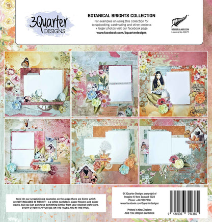 3Quarter Designs - Botanical  Brights - Scrapbook Collection