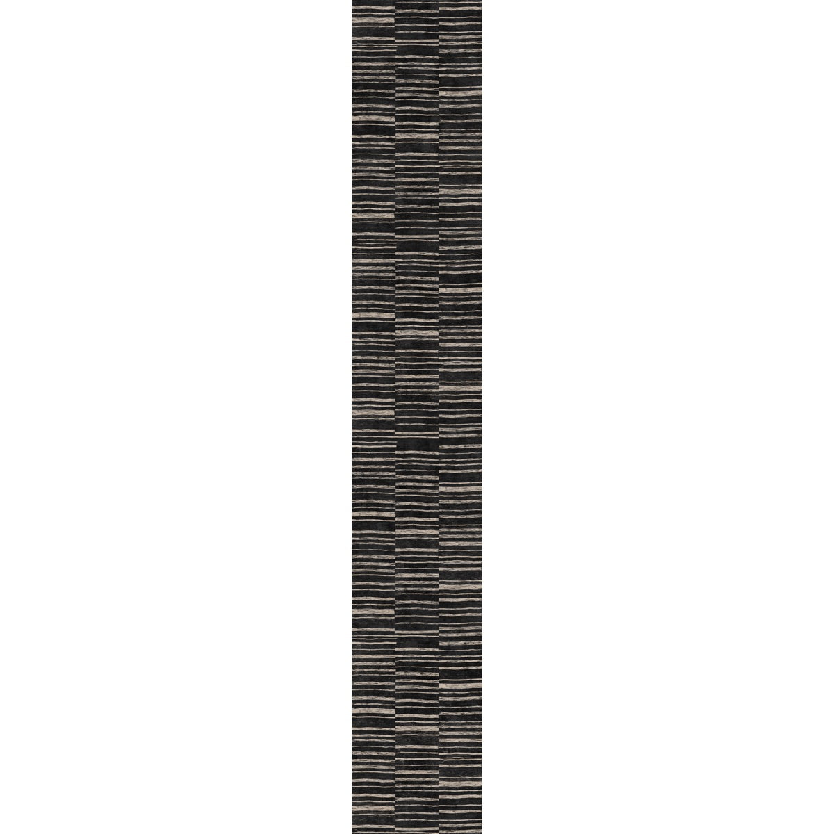 Sahara Schwarz & Natur Teppich